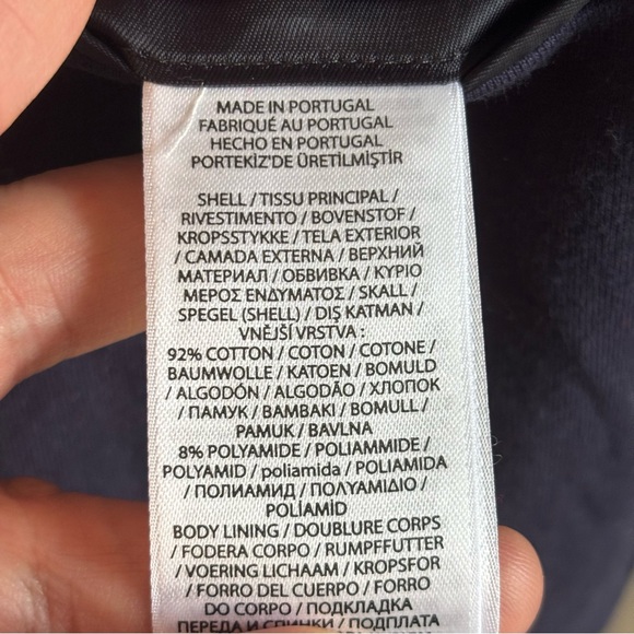 Vintage Polo Ralph Lauren Boys’ 14 Navy Knit Sport Coat Blazer NWT Cotton Blend - Picture 9 of 14